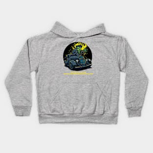 Monster hot rod Kids Hoodie